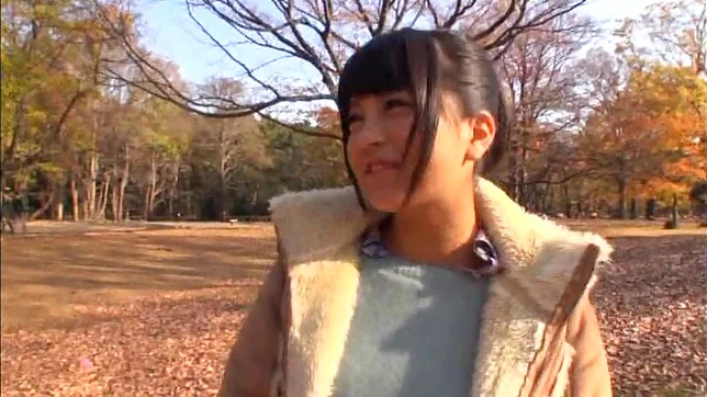 Petite babe Iku Sakuragi sucks and strokes a cock 2