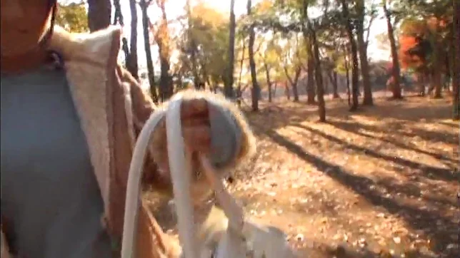 Petite babe Iku Sakuragi sucks and strokes a cock 2