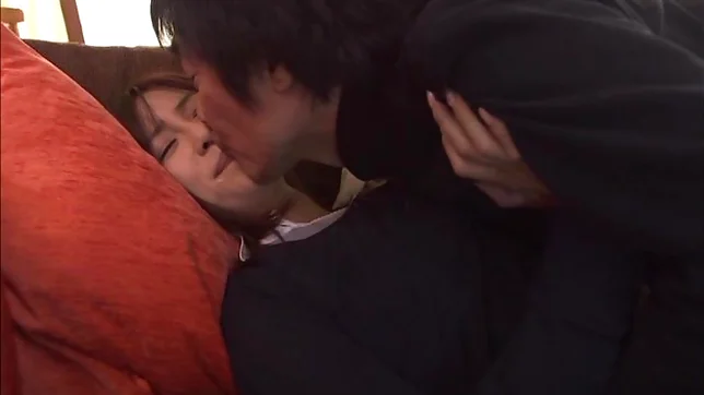 Lovely Saki Ninomiya gets a kinky couch fuck