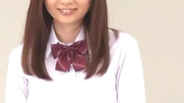 An Nanairo Lovely Asian schoolgirl enjoys sex