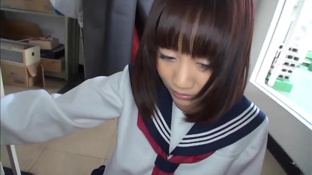 Innocent Japanese schoolgirl Yuri Shinomiya gets fingered 3