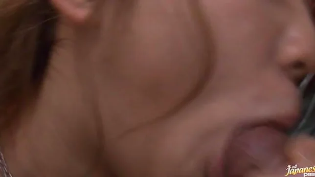 Karin Tsubaki Lovely Asian model rides a huge dick 2