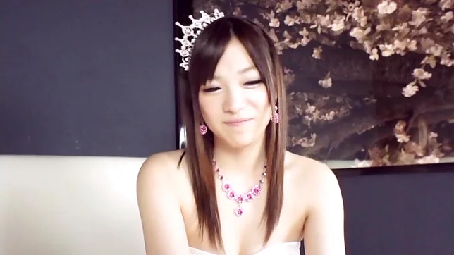 Sweet Japanese AV Model amateur gets her pink pussy plowed