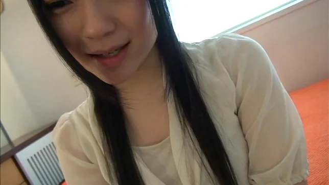 Hot Asian bang-up babe gets her hairy kitty fucked and creamed hard 3