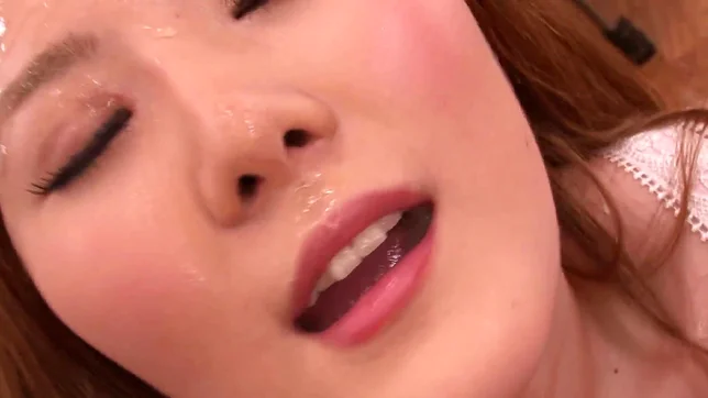 Big titted MILF oka Nishina gets multiple loads to eat 2