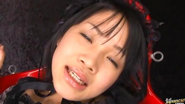 Hikaro ose lovely Asian babe is tied and guys tease her shaved pussy 2