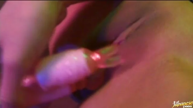 Asami Yoshikawa Pretty Japanese babe masturbates with dildo 3