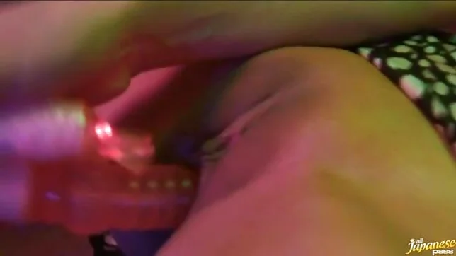 Asami Yoshikawa Pretty Japanese babe masturbates with dildo 3