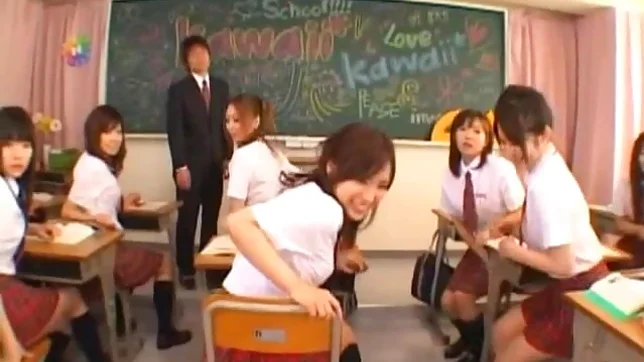 Asian beauties in school 4