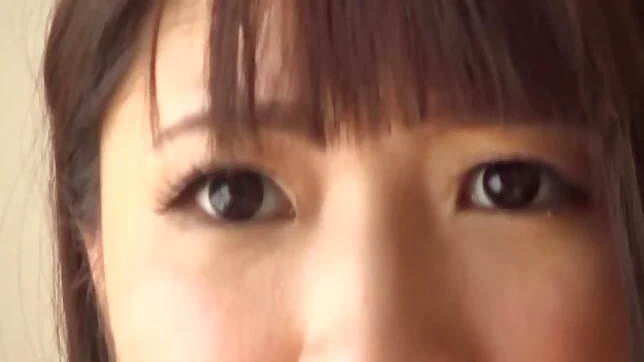 Chitose Saegusa gets on her knees and blows a cock 3