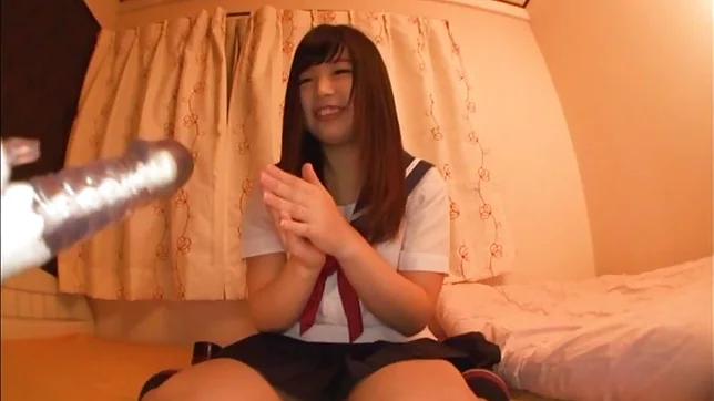 Aimi Usui stunning Asian teen in hot solo action