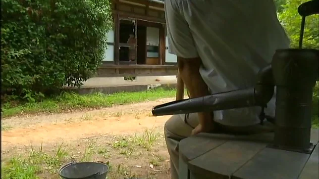 Horny Asian milf with trimmed pussy gets nailed from behind