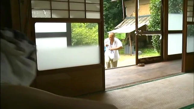 Horny Asian milf with trimmed pussy gets nailed from behind