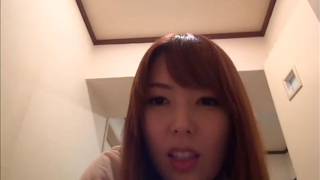 Kinky AV model Yui Hatano tries various dildos for her pussy 8