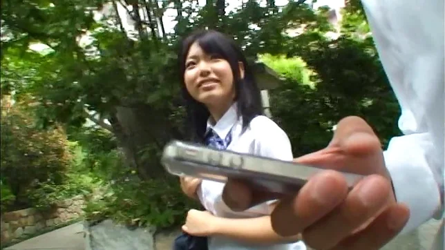 Japanese AV Model is a nice teen in her school uniform 4