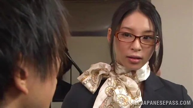 Sweet babe Kanon Takikawa loves fucking at work 2