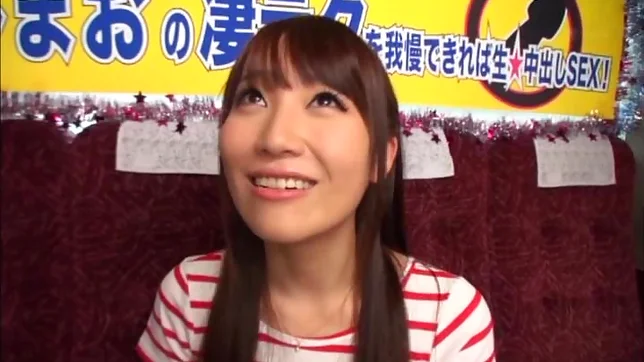 Charming brunette Mao Kurata seduces a hunk stud 3