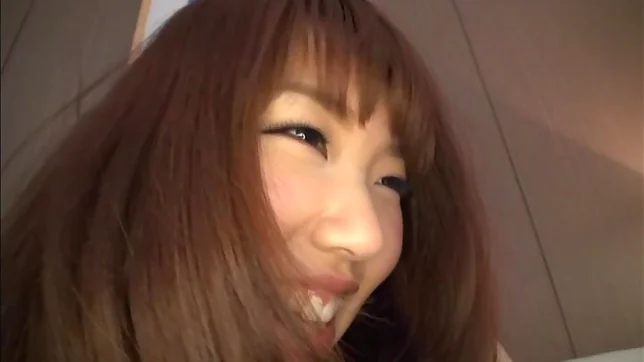 Japanese model likes to play with hard cock 6