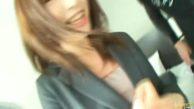 Kanade Otowa Lovely Asian doll ed in the office 3