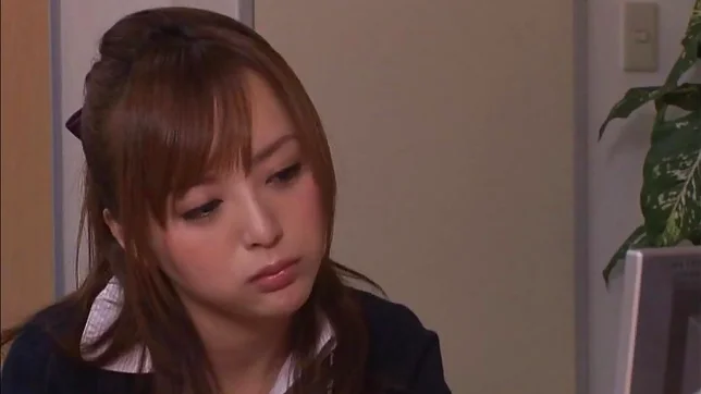 Stunning office lady Yuu Namiki is banged doggie fashion 3