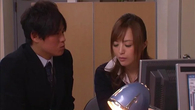 Stunning office lady Yuu Namiki is banged doggie fashion 3