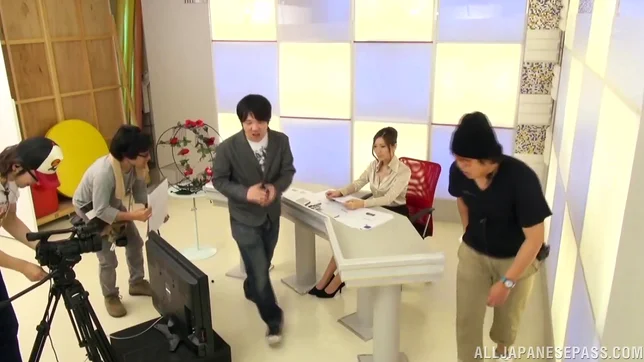 Shameless Japanese vixen Yuna Shiina rides dick gets cum in mouth 3