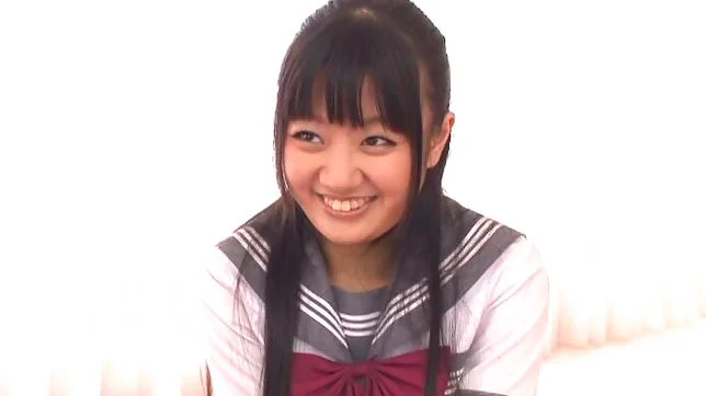 Talented schoolgirl Himari Yuzumoto enjoys spreading legs getting banged 5