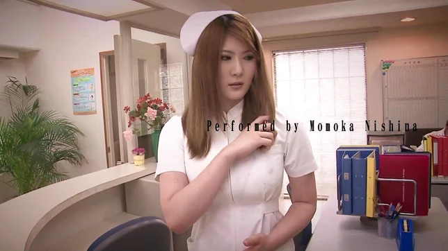 Tit job in POV along busty Japanese nurse oka Nishina 2