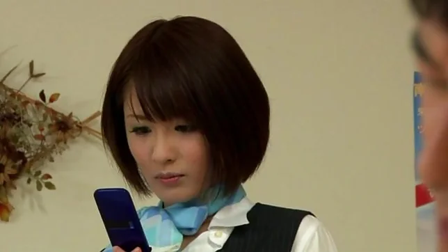 Sweet and horny chick Yuuki Natsune gets cum on her round butt 4