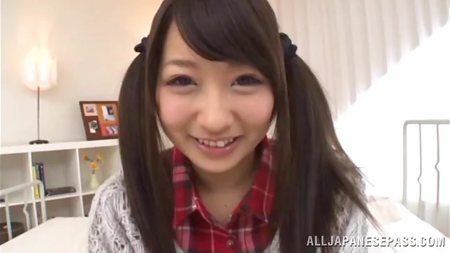 Adorable Japanese cutie Risa Itou enjoys a huge facial