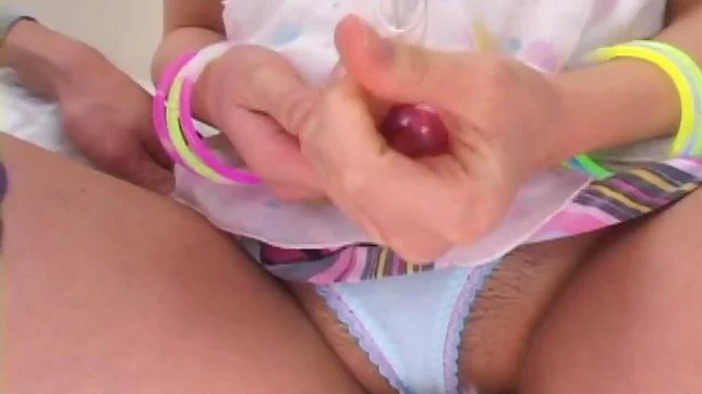 Teen In Lingerie Masturbates And Rubbed With Oil 2