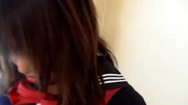 Kaori cum on tit in school uniform