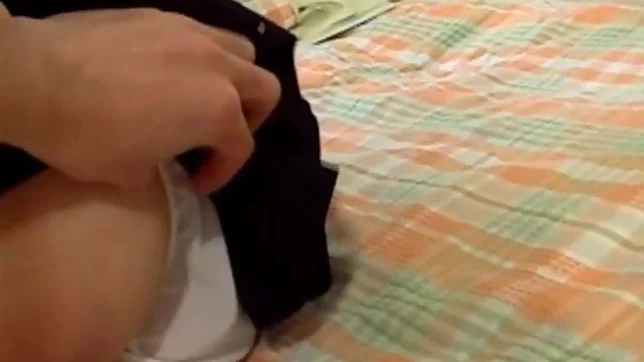 Kaori cum on tit in school uniform