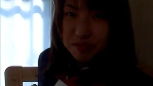 Kaori cum on tit in school uniform