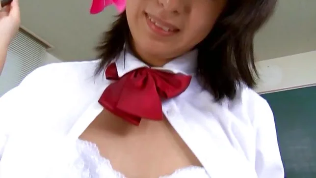 Nana Nanaumi Asian schoolgirl sucks cock and fucks with her teacher