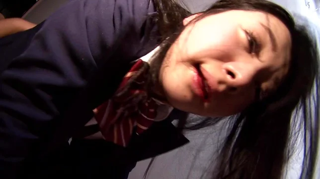 Ravishing threesome sex with a young schoolgirl, Hitomi Fujiwara 5