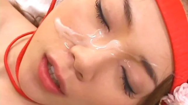 Asami Ogawa Pretty Asian chick in sexy costume likes games 7