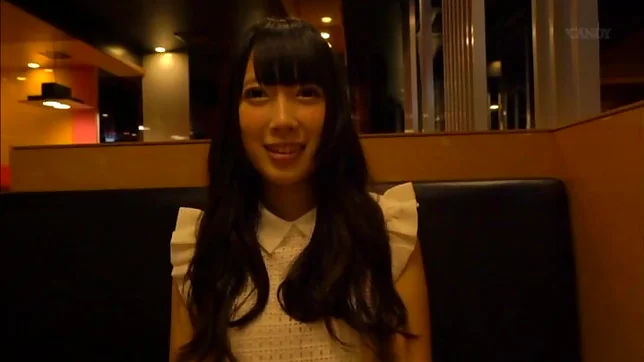 Beautiful Nanase Miku seductively teases before the cameras