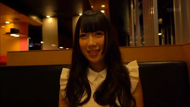 Beautiful Nanase Miku seductively teases before the cameras