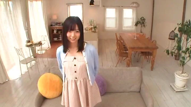 Playful Japanese teenie Mako Mizuhara strips and gets teased with a toy