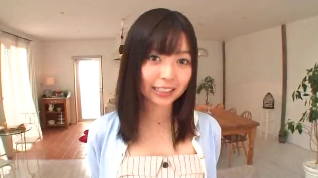 Playful Japanese teenie Mako Mizuhara strips and gets teased with a toy