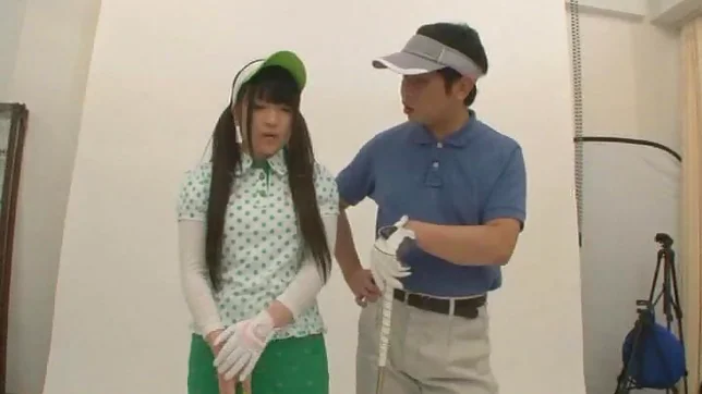 Green Golf Outfit Gets This Cute Teen A Lucky Fucking 2