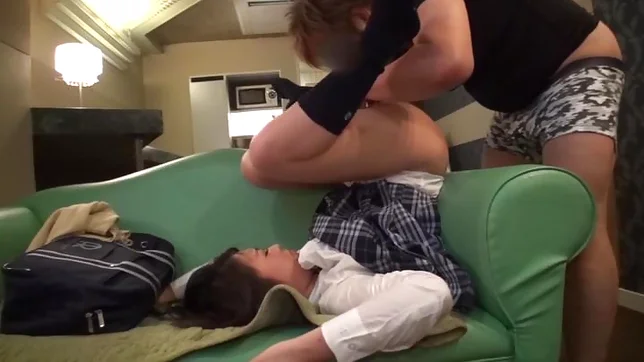 Sweet Asian teen with nice ass performs amazing cock sucking 3