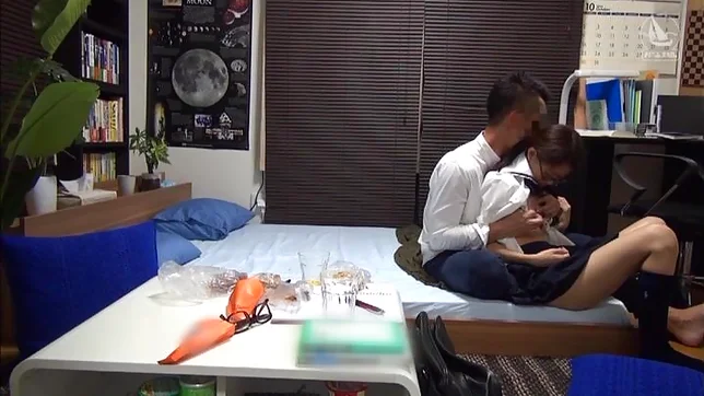 Lucky studs enjoys a Japanese schoolgirl 3