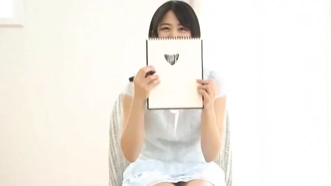 Erina Nagasawa gently removing her clothes