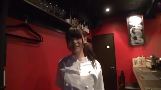 Japanese AV Model is a nice teen getting a hardcore fuck 4