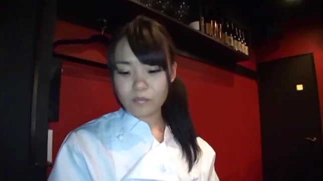 Japanese AV Model is a nice teen getting a hardcore fuck 4