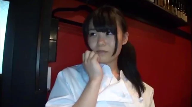 Japanese AV Model is a nice teen getting a hardcore fuck 4