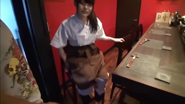 Japanese AV Model is a nice teen getting a hardcore fuck 4