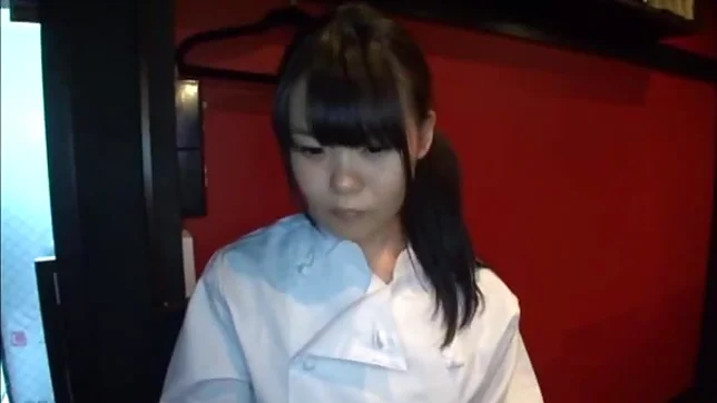 Japanese AV Model is a nice teen getting a hardcore fuck 4